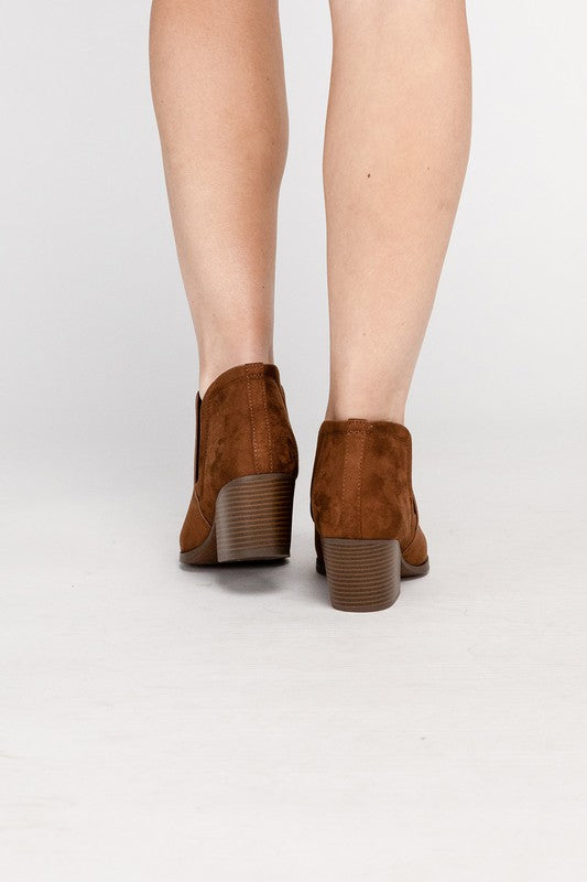 Suede Ankle Booties