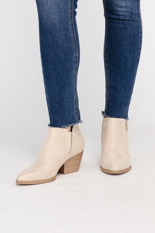 Suede Ankle Booties