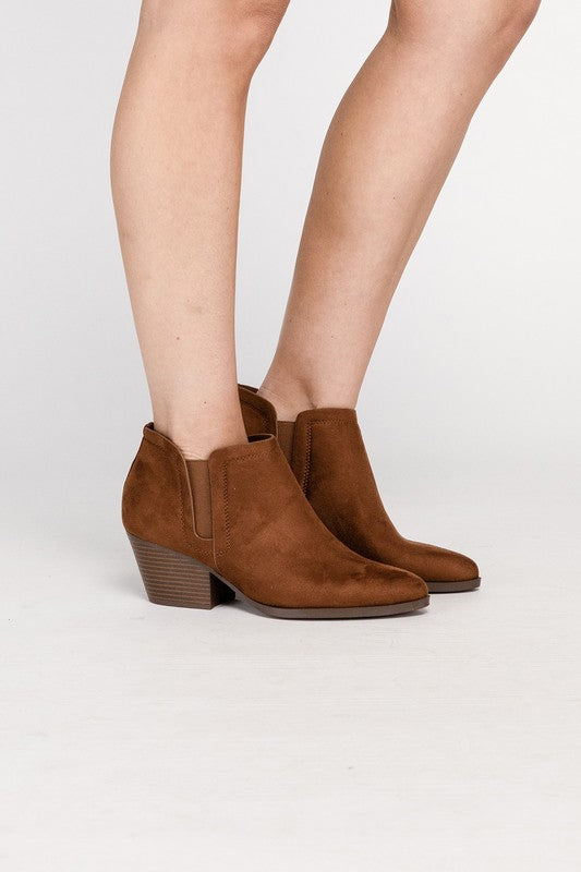 Suede Ankle Booties