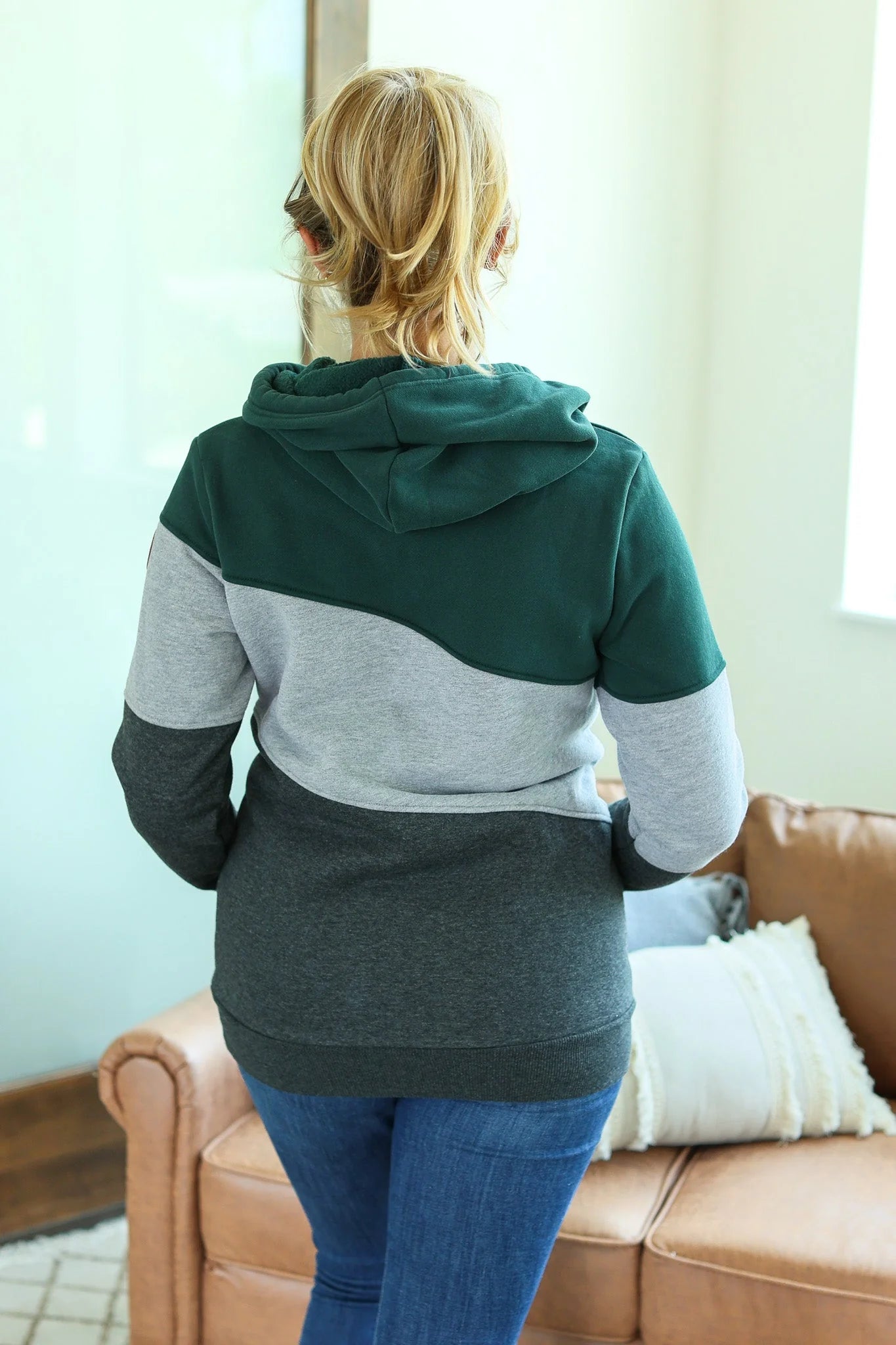 Trio Block Pullover Hoodie