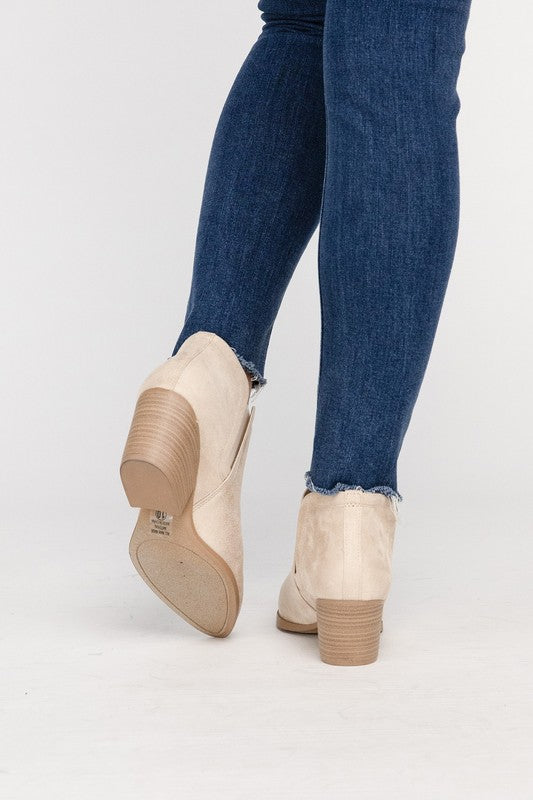 Suede Ankle Booties