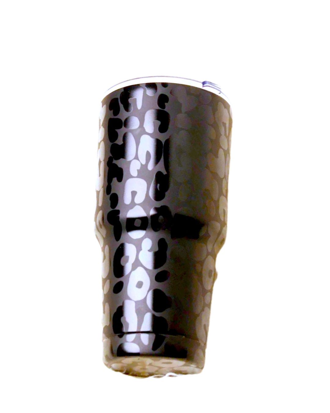 30oz Black Matte Print Tumbler & Tote Set - Quelle's BoutiQue