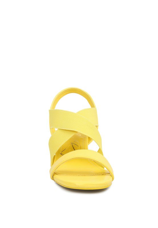 Comfort Strappy Block Heel Sandals - Quelle's BoutiQue