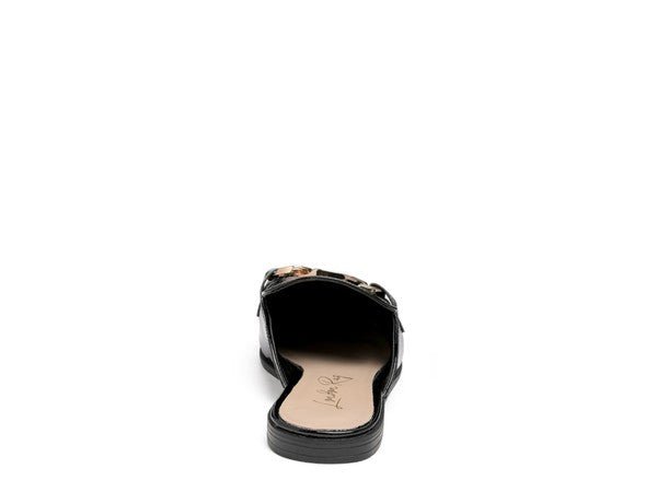 GLADIOLI METAL BUCKLED FRINGE DETAIL MULES - Quelle's BoutiQue
