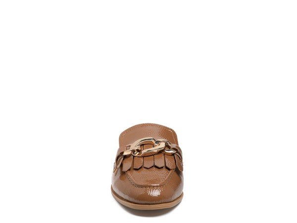 GLADIOLI METAL BUCKLED FRINGE DETAIL MULES - Quelle's BoutiQue