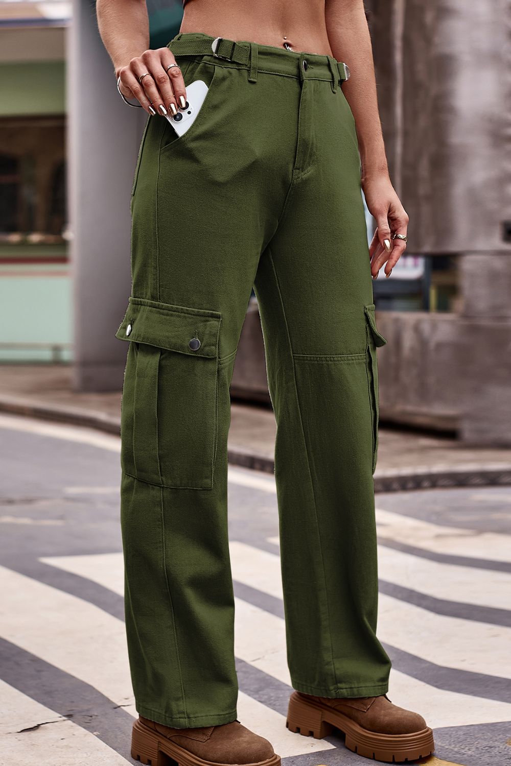 Loose Fit Cargo Pants - Quelle's BoutiQue