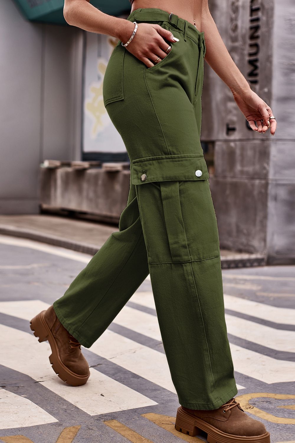 Loose Fit Cargo Pants - Quelle's BoutiQue