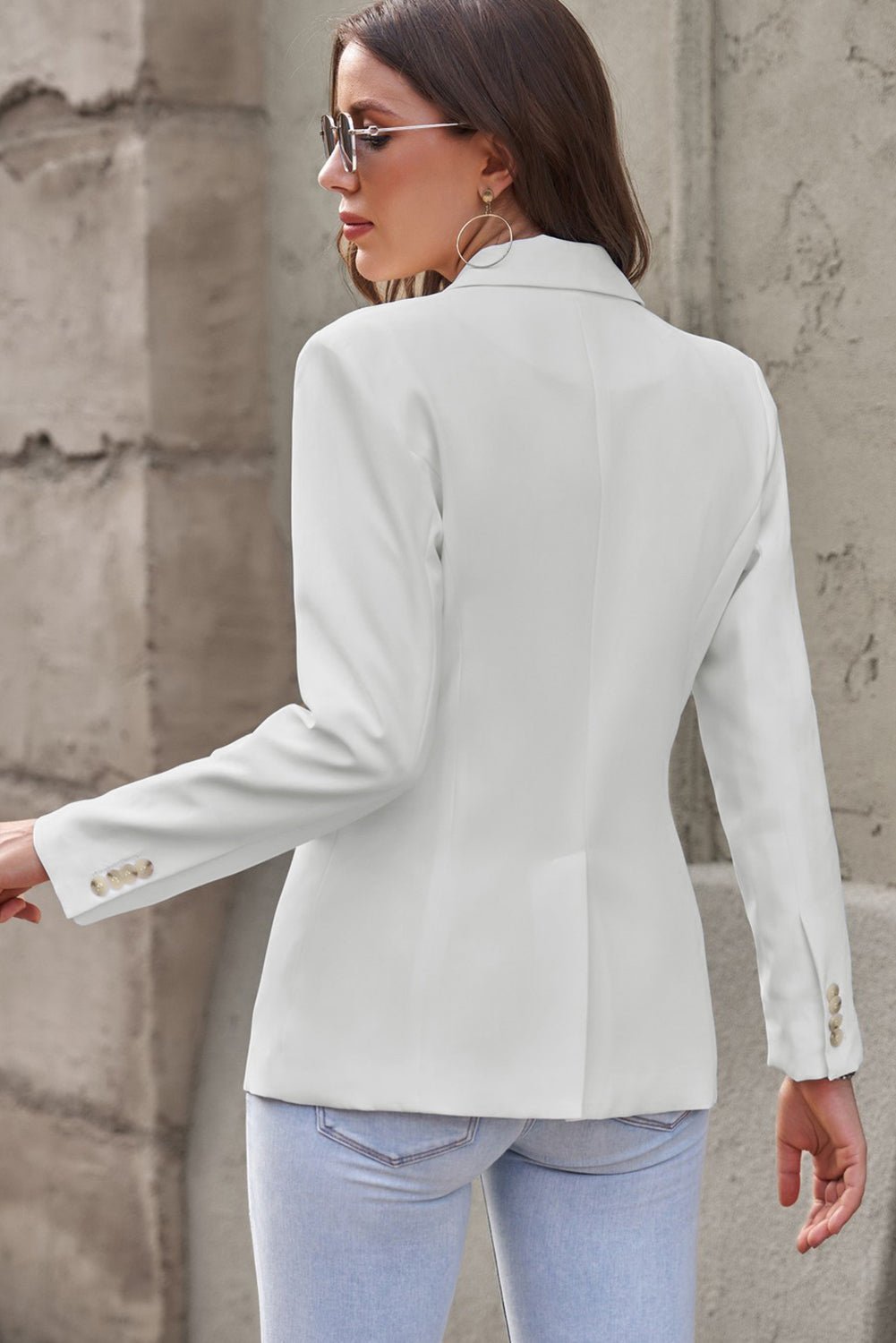 One-Button Pocket Blazer - Quelle's BoutiQue