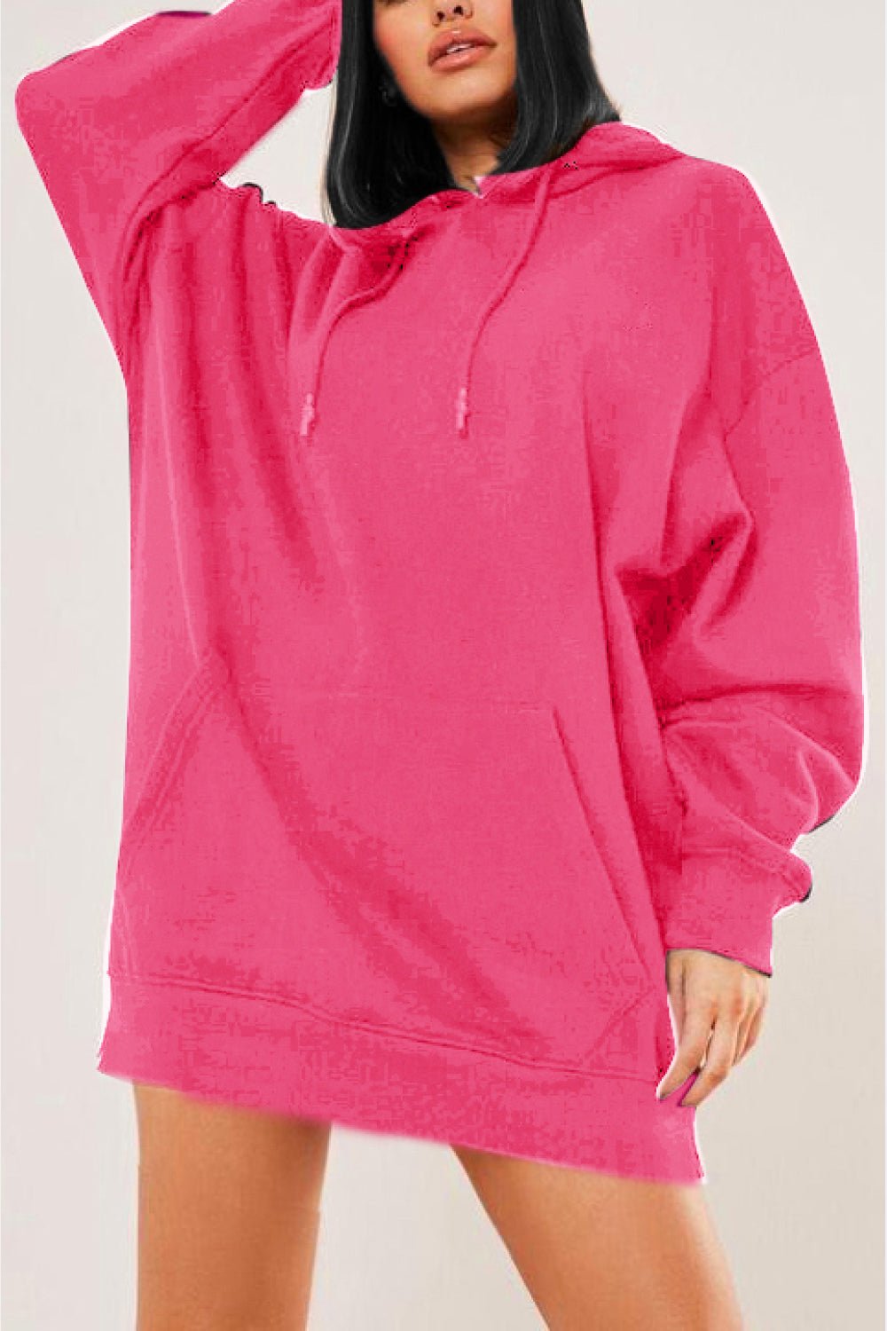 Pink Graphic Hooded Pullover - Quelle's BoutiQue