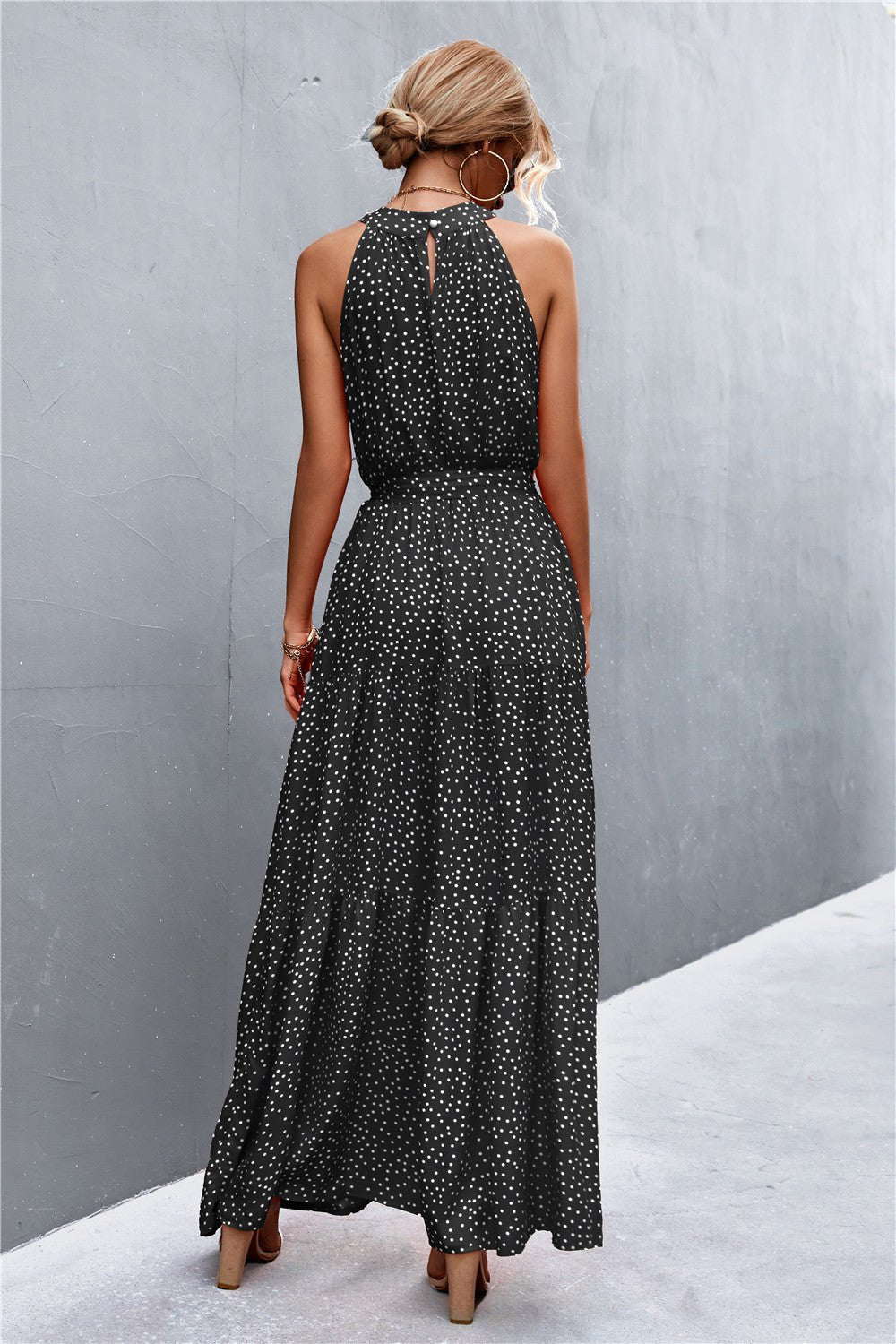 Printed Sleeveless Maxi Dress - Quelle's BoutiQue