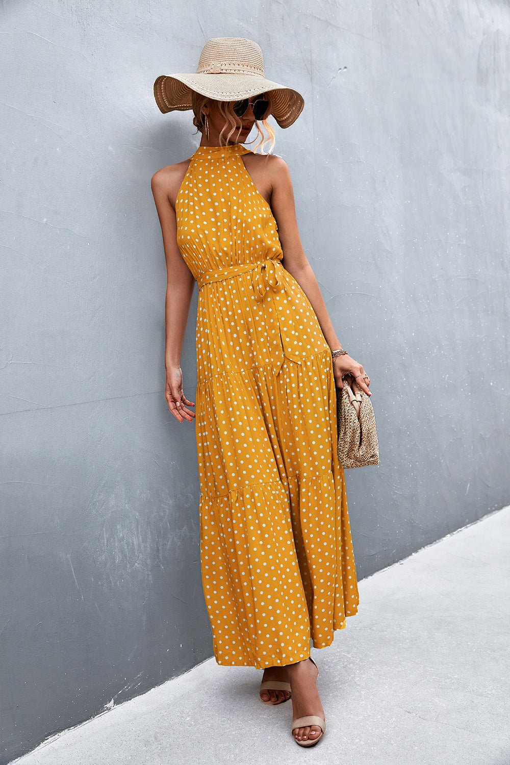 Printed Sleeveless Maxi Dress - Quelle's BoutiQue