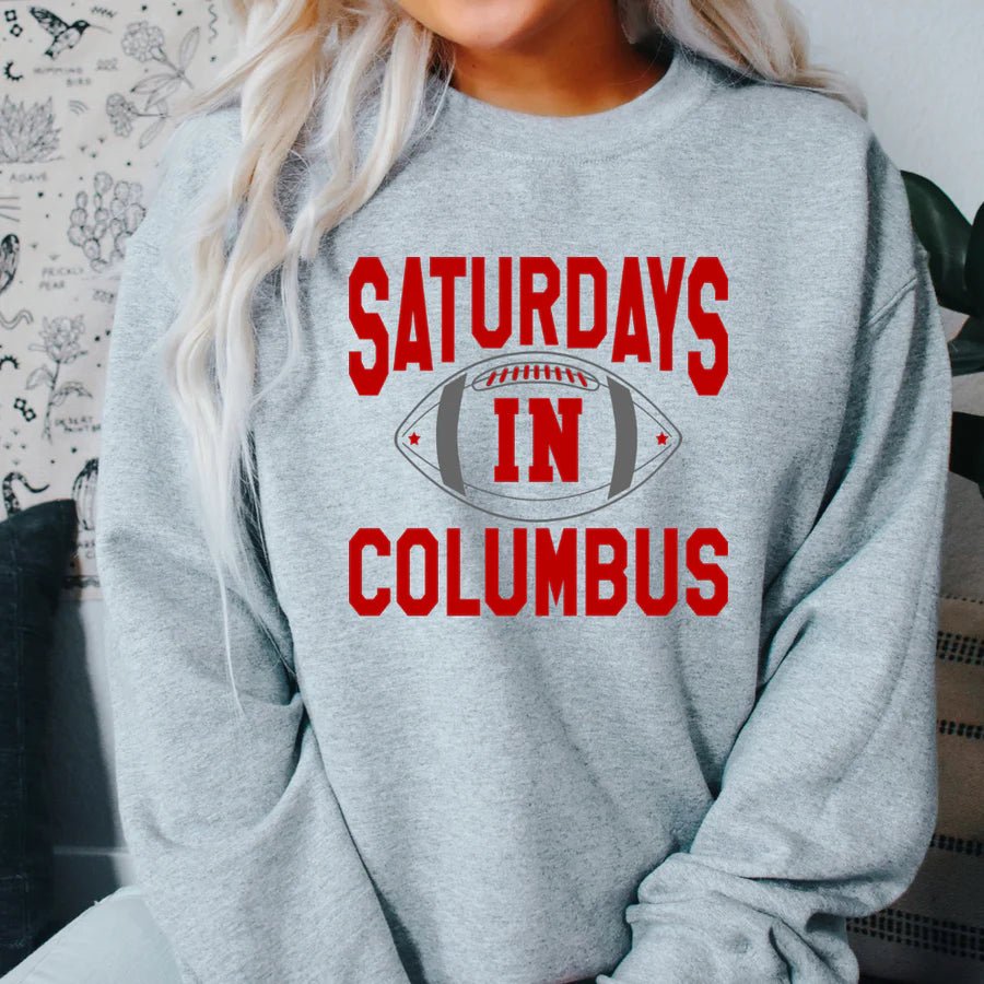 Saturday in Columbus Spirit Tee - Quelle's BoutiQue