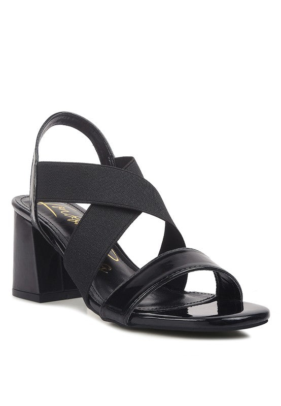 Strappy Block Heel Sandals - Quelle's BoutiQue