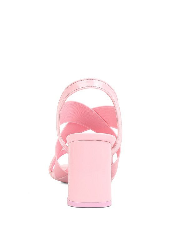 Strappy Block Heel Sandals - Quelle's BoutiQue