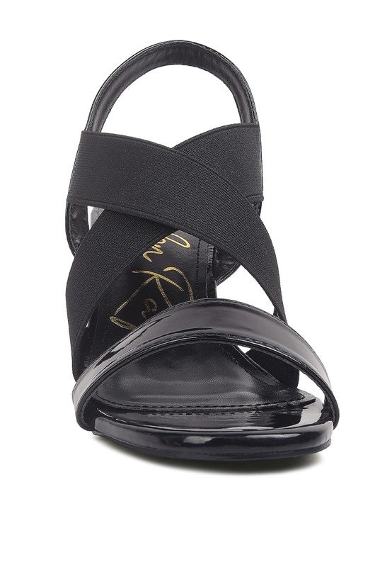 Strappy Block Heel Sandals - Quelle's BoutiQue