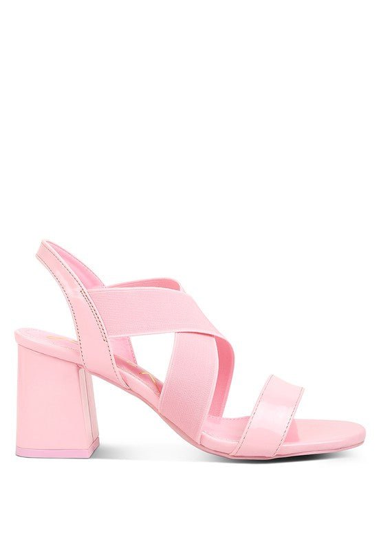 Strappy Block Heel Sandals - Quelle's BoutiQue