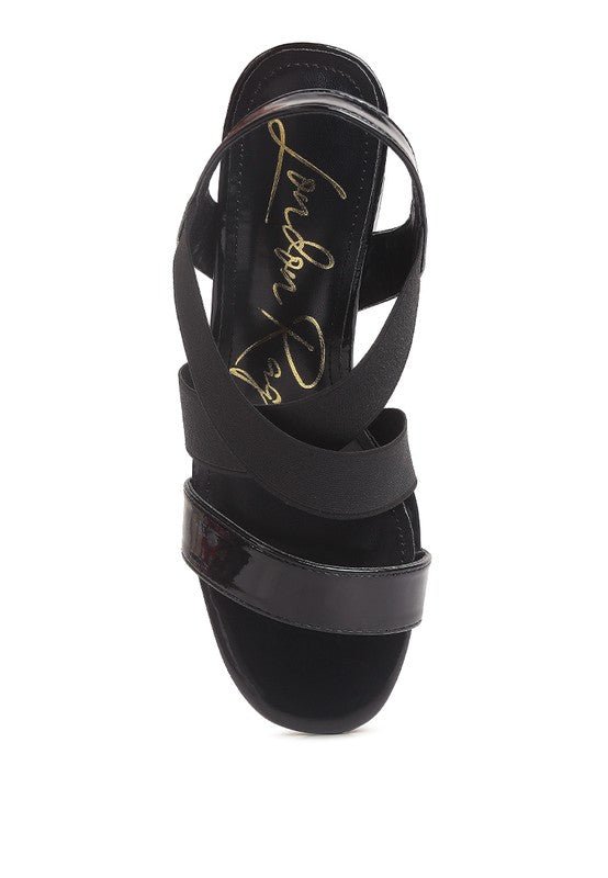 Strappy Block Heel Sandals - Quelle's BoutiQue