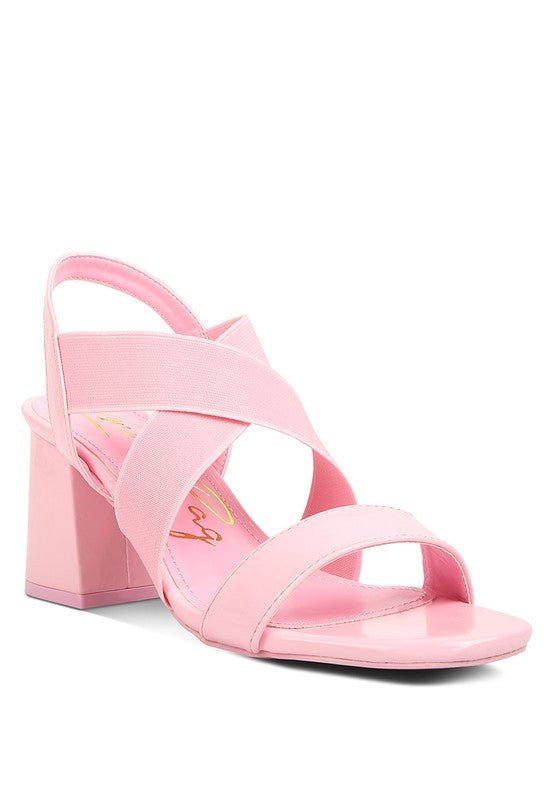 Strappy Block Heel Sandals - Quelle's BoutiQue