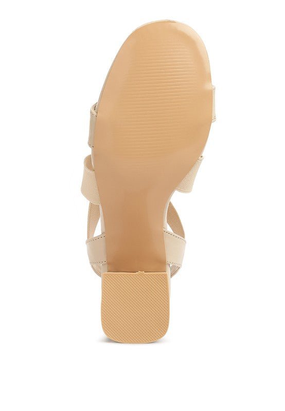 Strappy Block Heel Sandals - Quelle's BoutiQue