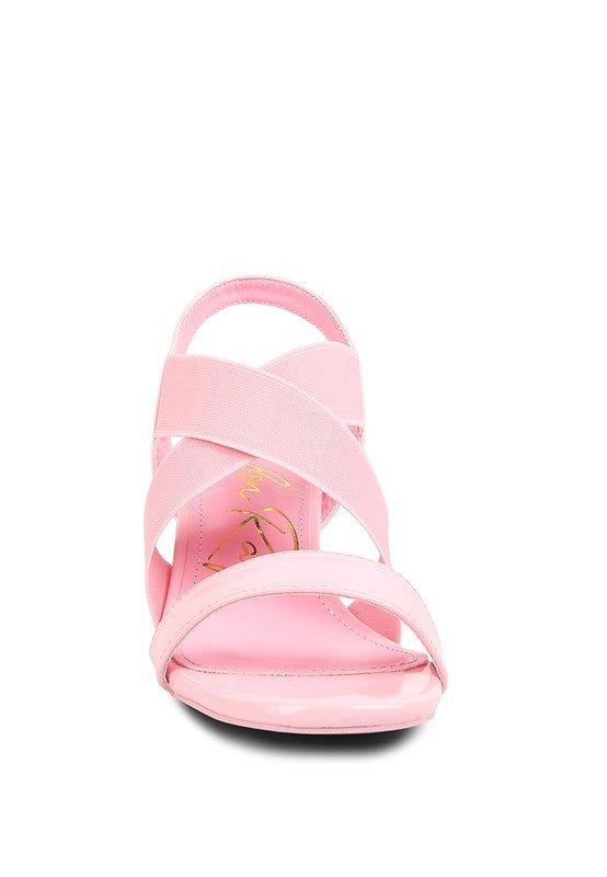 Strappy Block Heel Sandals - Quelle's BoutiQue