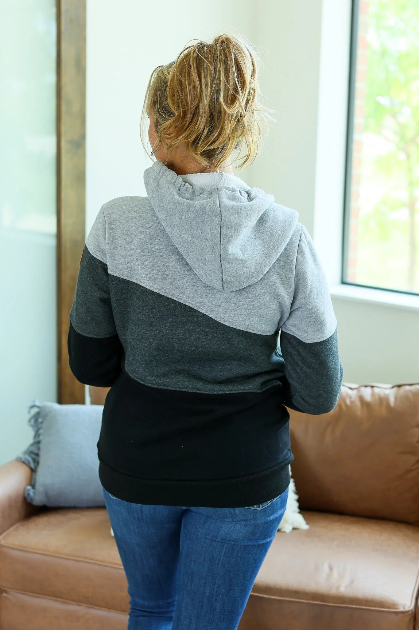 Trio Block Pullover Hoodie