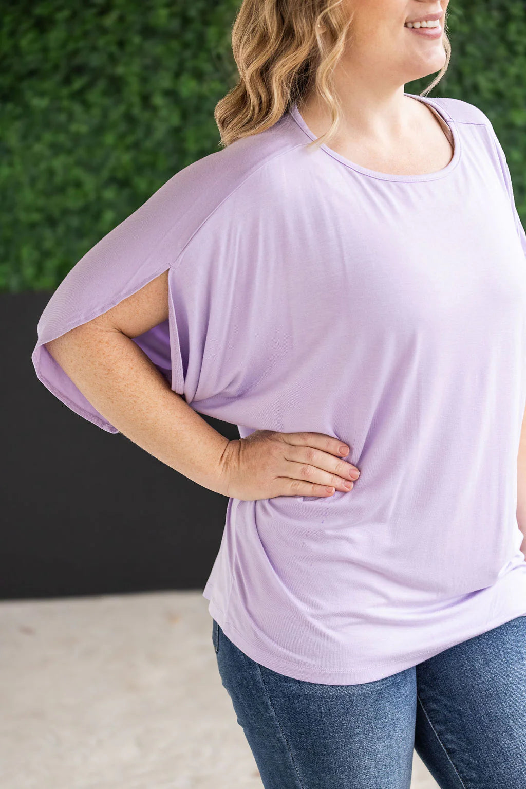 Dolman Sleeve Relaxed Top