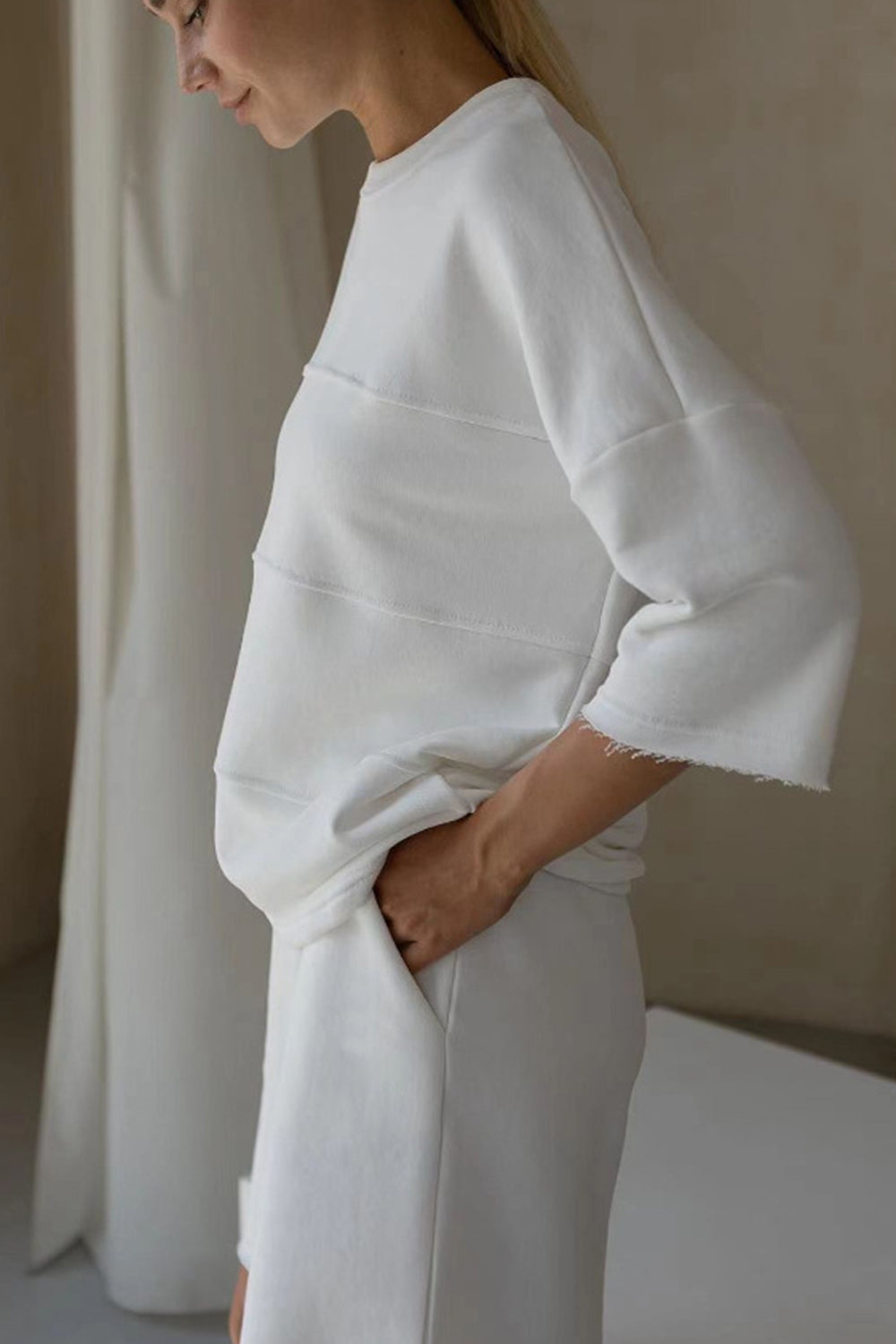 Long Sleeve Top and Shorts Set