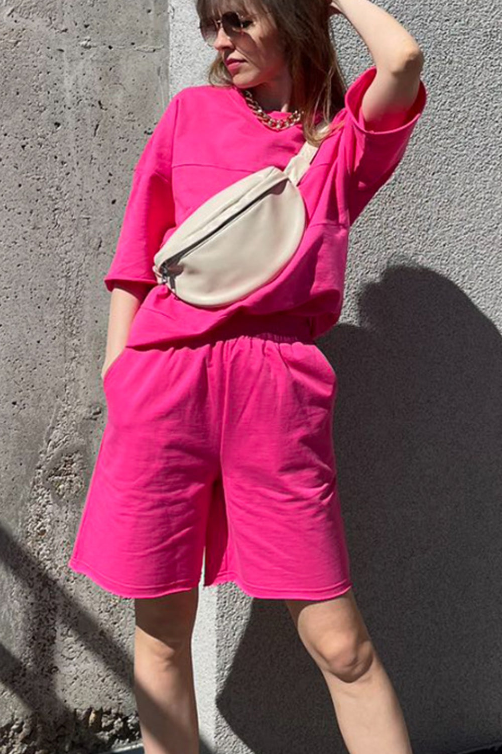 Long Sleeve Top and Shorts Set