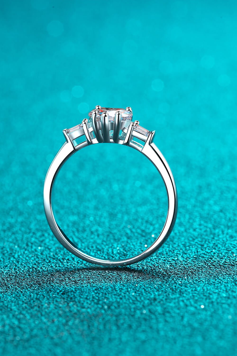 1.2 Carat Moissanite Heart Ring - Quelle's BoutiQue