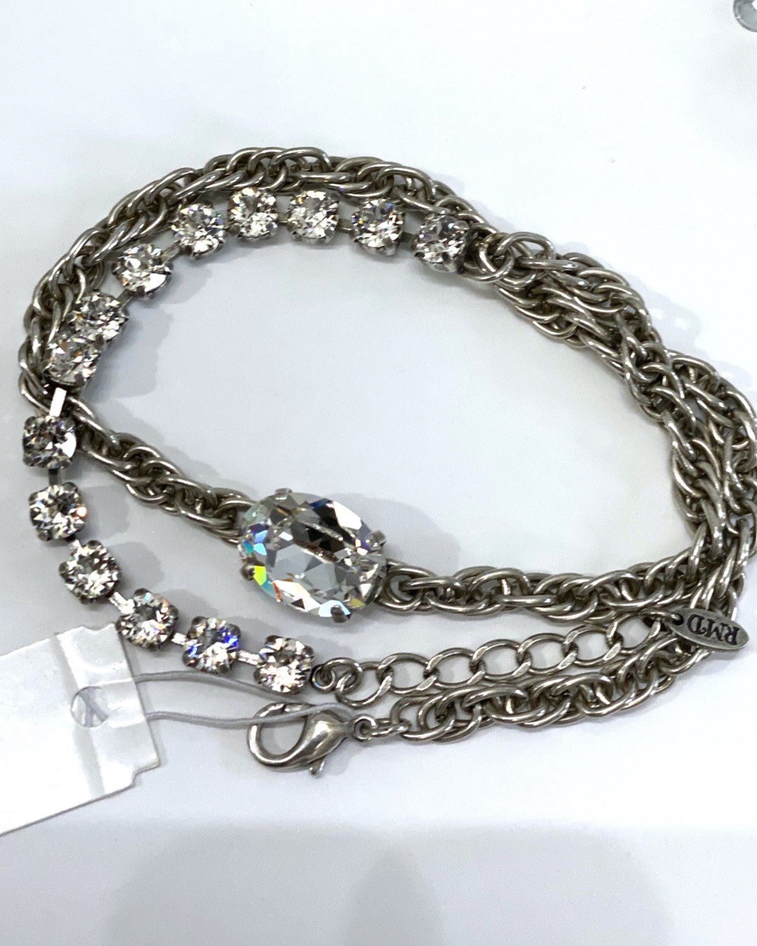 Clear Crystal Elements Wrap Bracelet - Quelle's BoutiQue