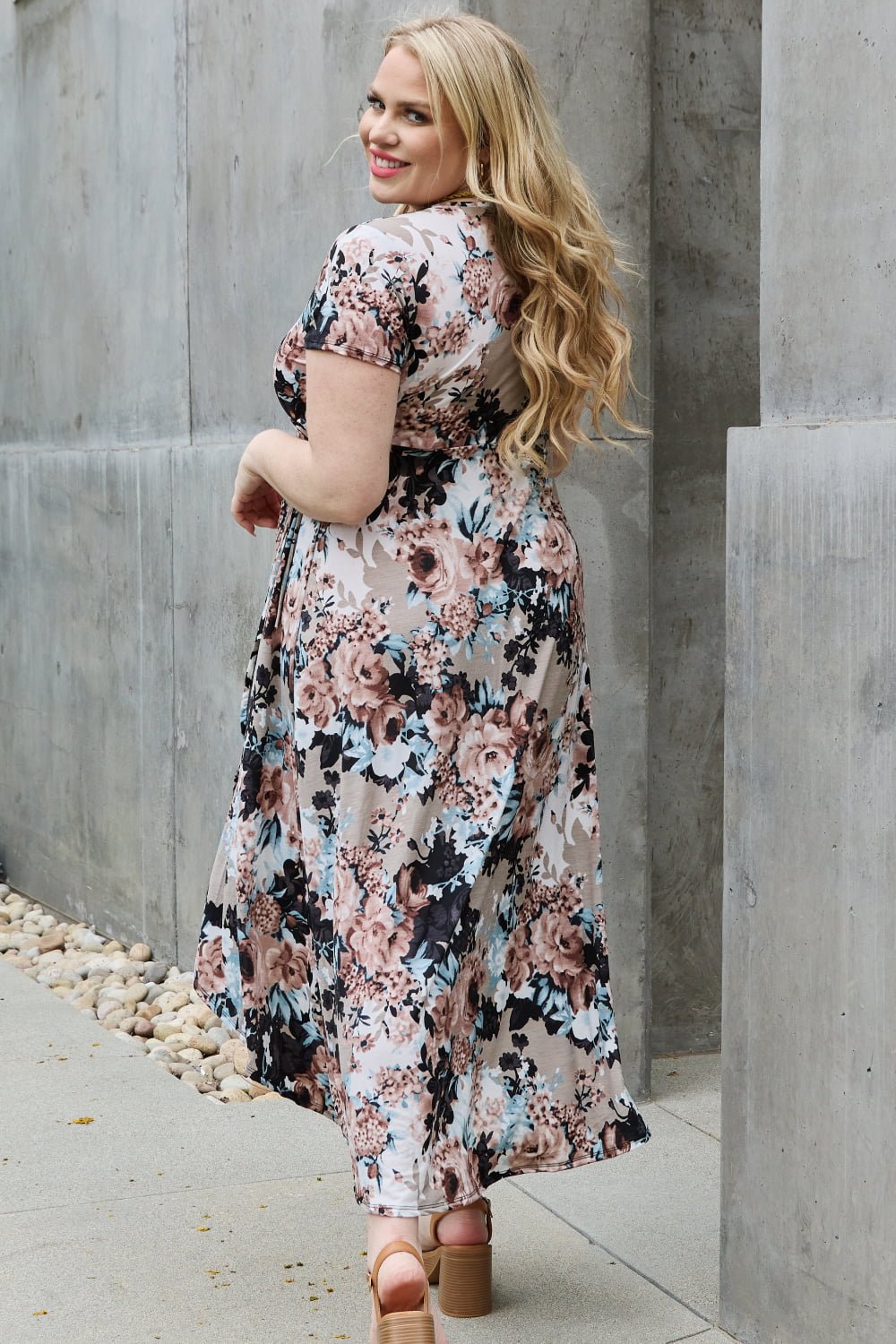 Floral Maxi Wrap Dress - Quelle's BoutiQue
