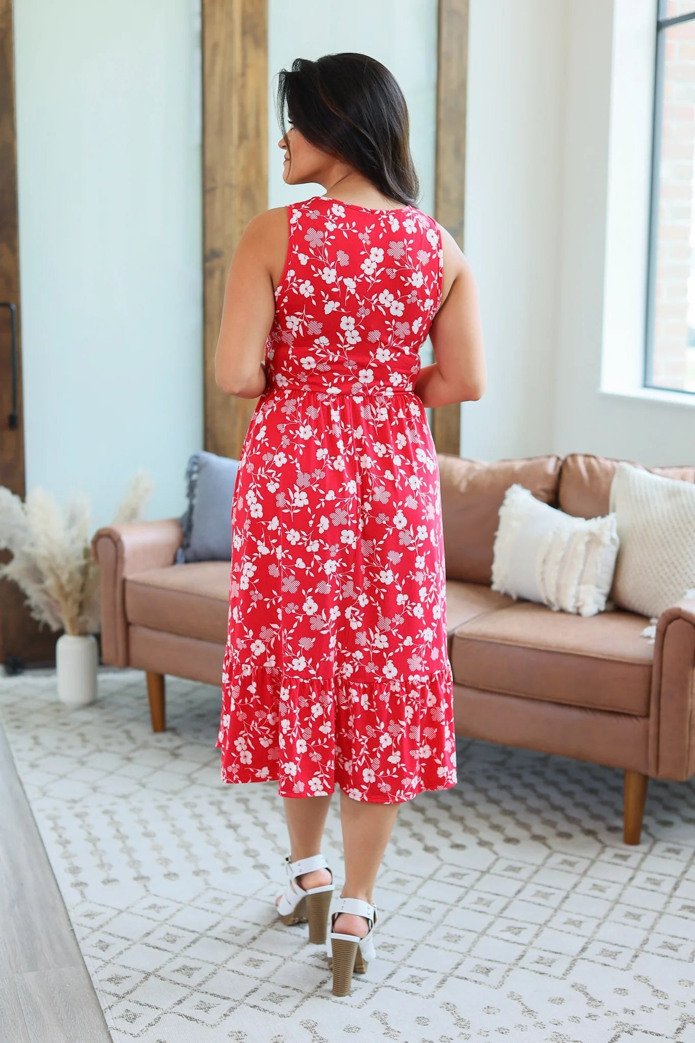 Floral Tank Dress - Quelle's BoutiQue