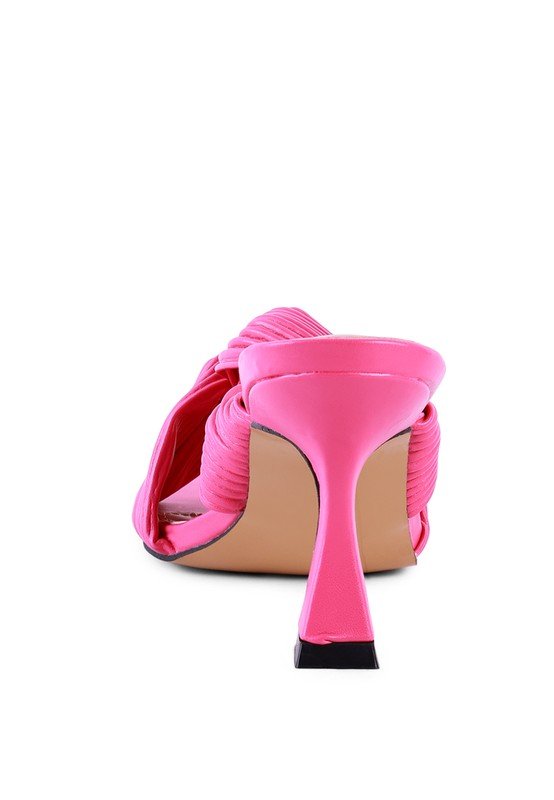 Knot Strap Slide Sandals - Quelle's BoutiQue