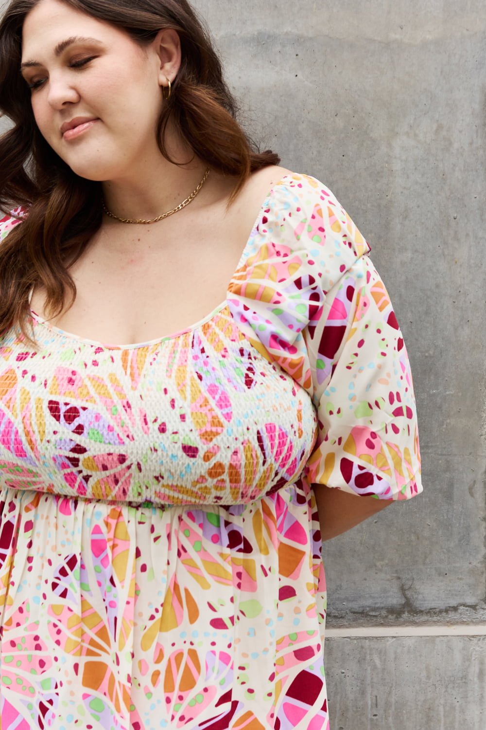 Multi-Print Floral Mini Dress - Quelle's BoutiQue