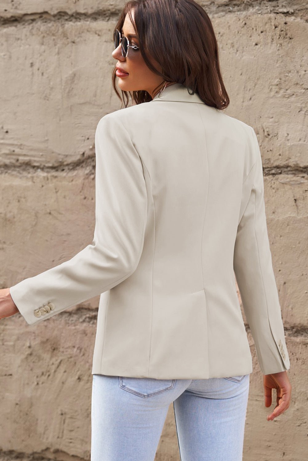 One-Button Pocket Blazer - Quelle's BoutiQue