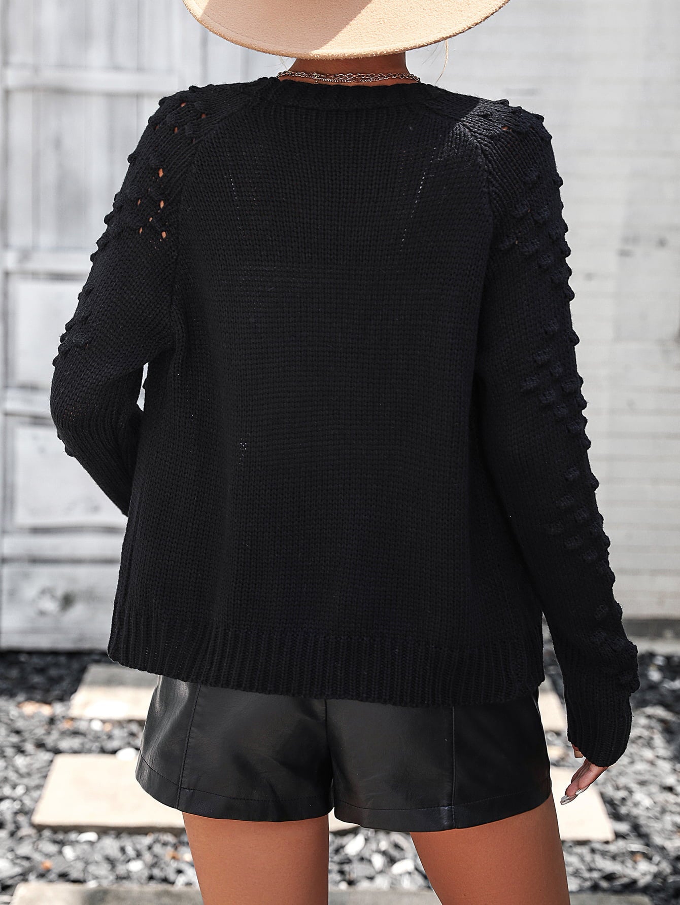 Open Front Long Sleeve Cardigan - Quelle's BoutiQue