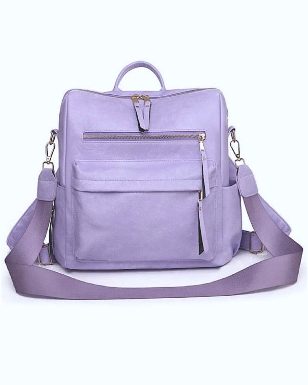 Pastel Multi Zip Backpack - Quelle's BoutiQue