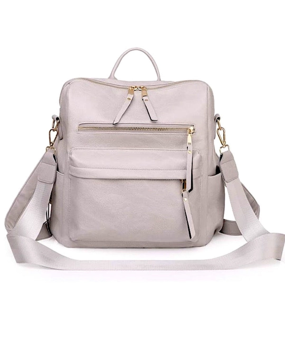 Pastel Multi Zip Backpack - Quelle's BoutiQue