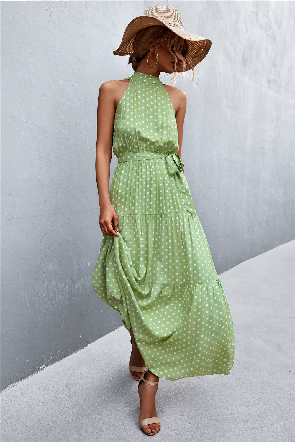 Printed Sleeveless Maxi Dress - Quelle's BoutiQue