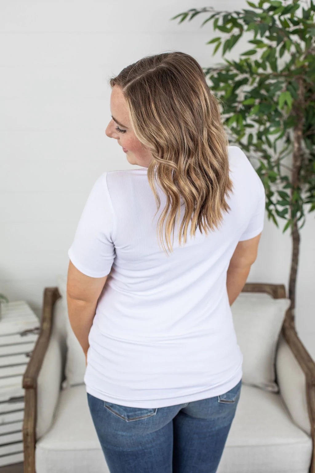 Short Sleeve Snap Front Top - Quelle's BoutiQue