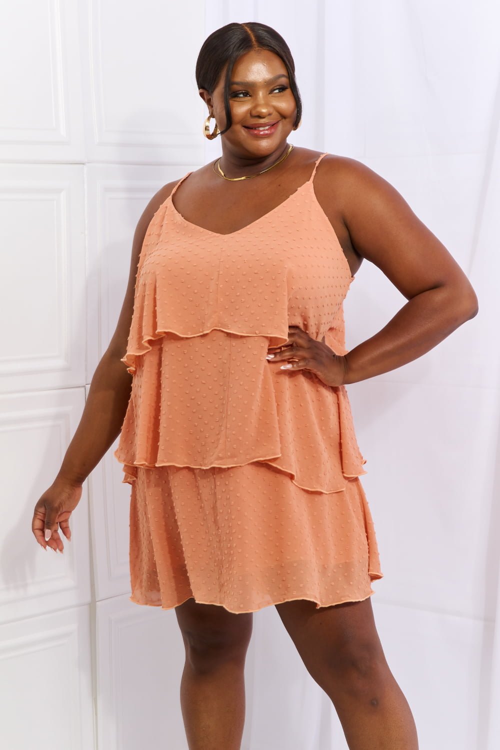 Sleeveless Tiered Cami Dress - Quelle's BoutiQue