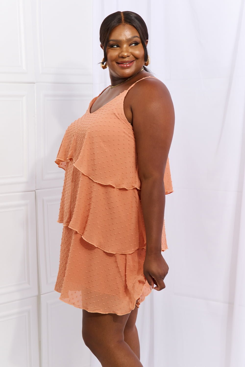 Sleeveless Tiered Cami Dress - Quelle's BoutiQue